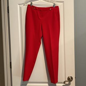 WHBM red 2p pants